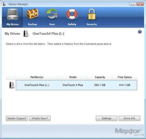 maxtor external hard drive software download