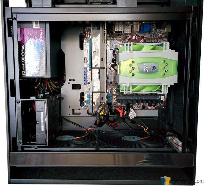 SilverStone Fortress FT05 Mid-Tower Chassis - Hardware Installed