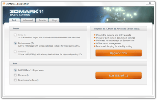 Futuremark 3DMark 11 - Basic Edition