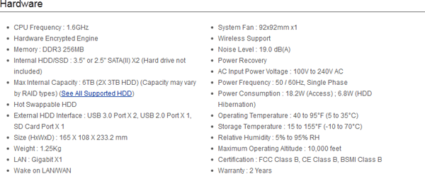 Synology DS212 NAS Server