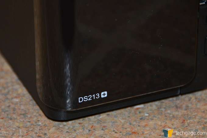 Synology DS213+ NAS Server - Close-up