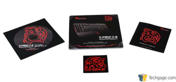 Thermaltake MEKA G-Unit Red Switch - Sticker and Driver CD