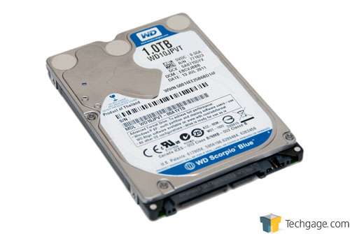 Western Digital Scorpio Blue 1TB WD10JPVT