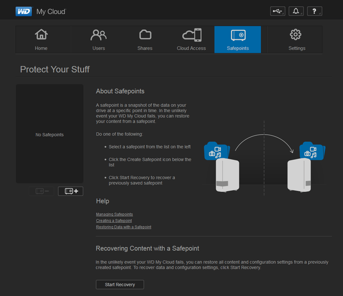 WD My Cloud - Safepoints