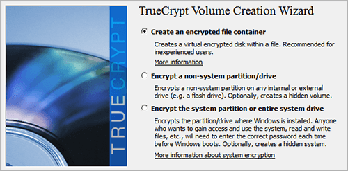 TrueCrypt Volumes