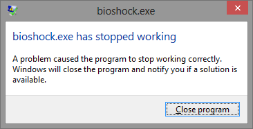 BioShock 1 Error