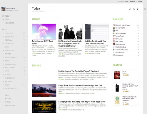 Feedly Web-based Client