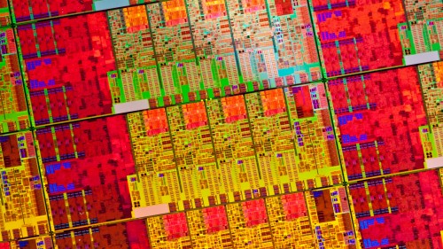 Intel Haswell Wafer Shot