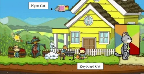 Nyan and Keyboard Cat in SNU