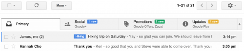 Updated Gmail 2013 01