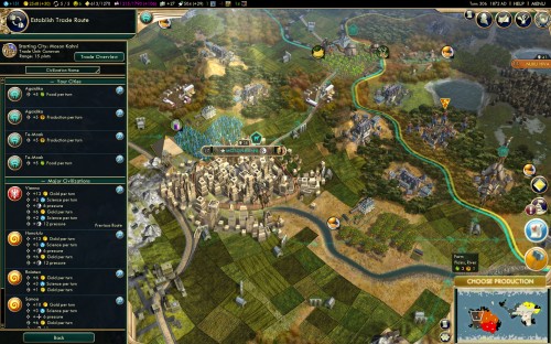 Civilization V Brave New World - International Trade Routes