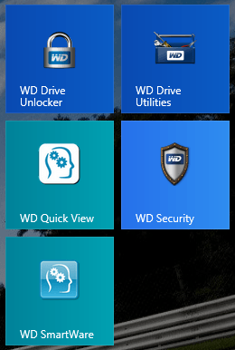 WD My Passport Ultra Apps