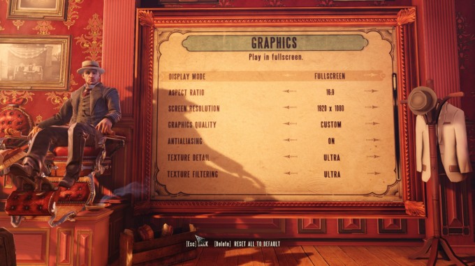 BioShock Infinite Benchmark Settings