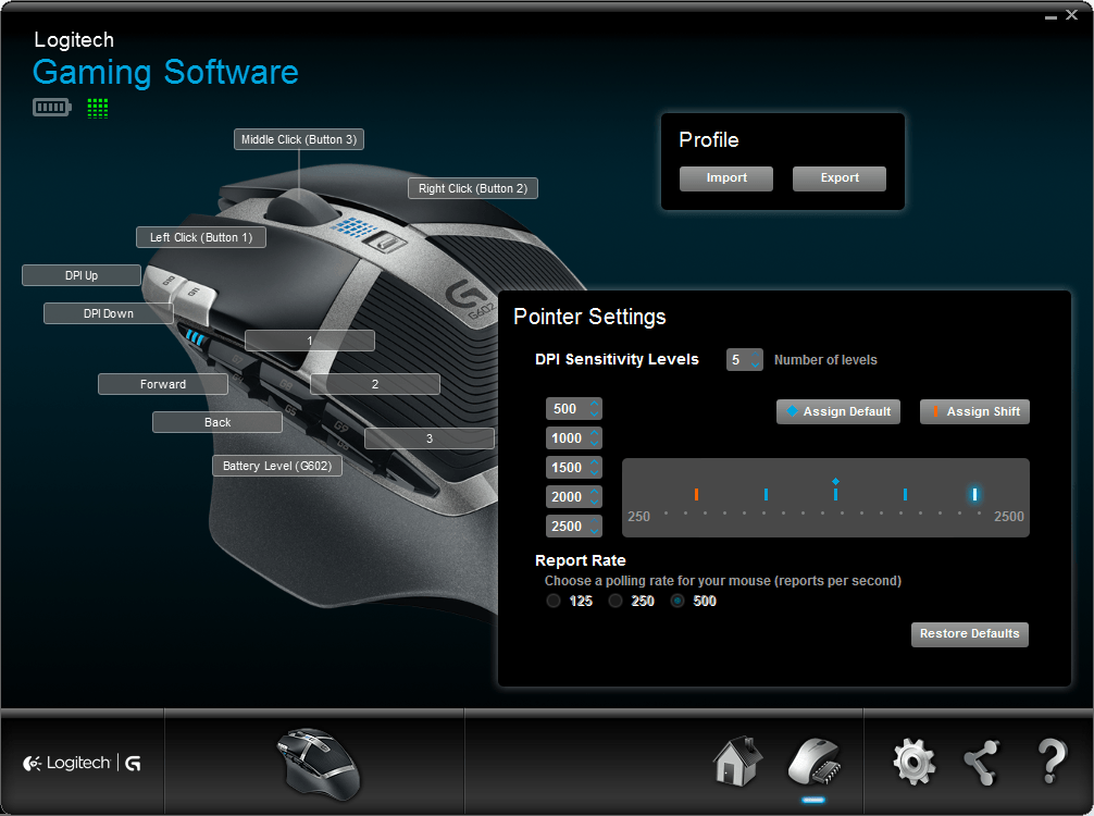mouse software for gaming