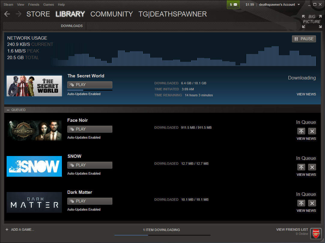 Latest Steam Patch Improves Download Manager, But is it Enough? – Techgage