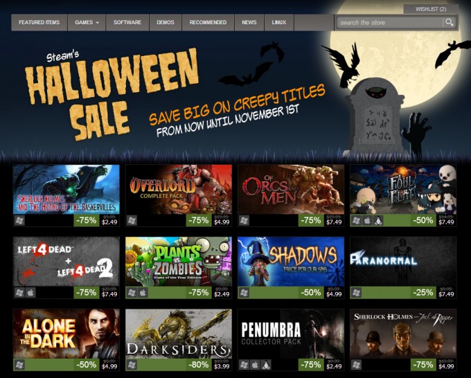 Steam Halloween Sale 2013