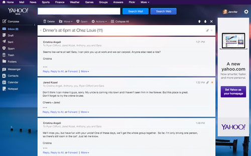 Yahoo Mail Overhaul