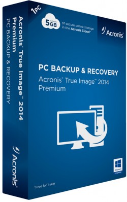 Acronis True Image 2014 Box Art