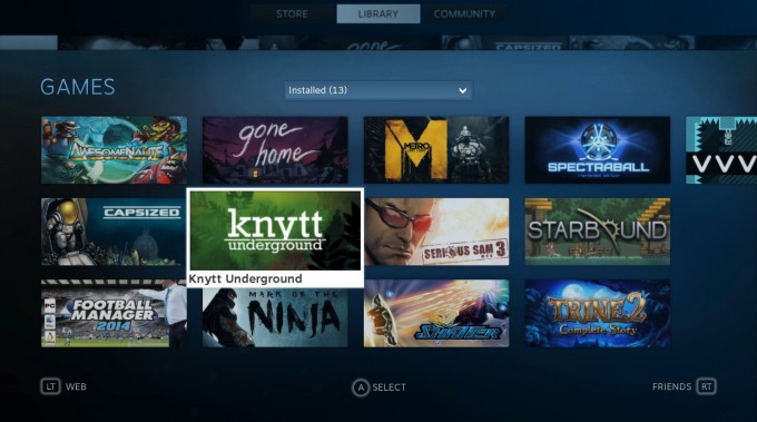 SteamOS - Library