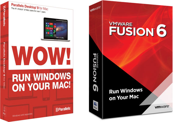 VMware Fusion 6 and Parallels Desktop 9