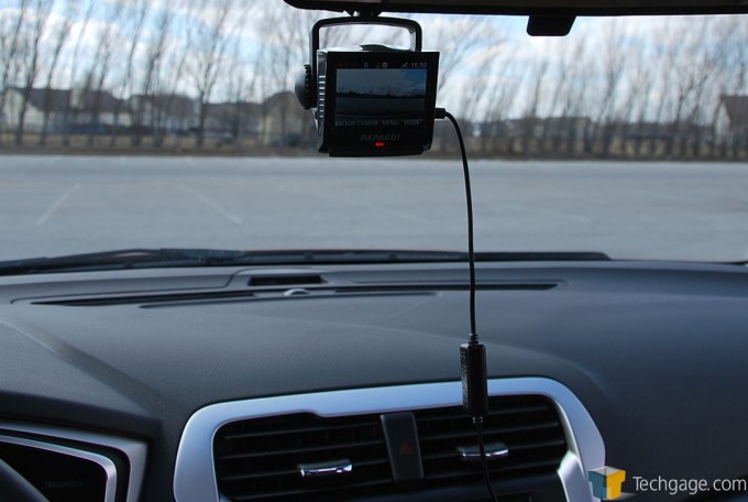 PAPAGO! P2 Pro Dashcam - Installed Dash