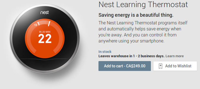 Nest Learning Thermostat - Google Play