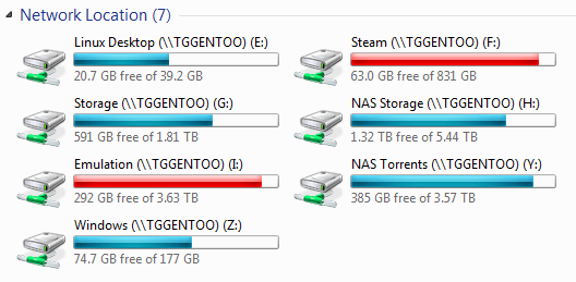 connecting to a samba share from windows