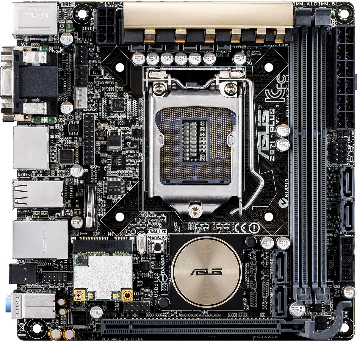 Mount Bank Midler svinge ASUS Z97I-PLUS mini-ITX Motherboard Review – Techgage