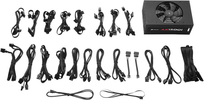 Corsair AX1500i Accessories