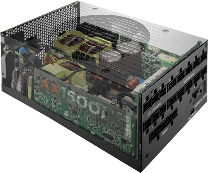 Corsair AX1500i Inside