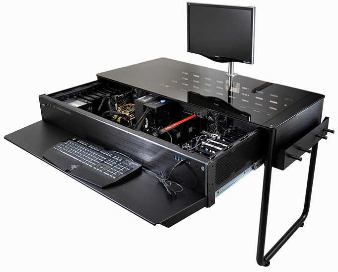 Lian Li Desk Chassis DK-02X - Installed Hardware