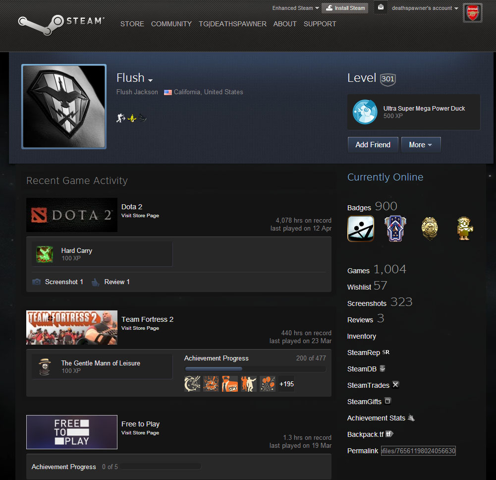 Steam News - Highest Rank Steam User Breaks Level 1000 And Amasses