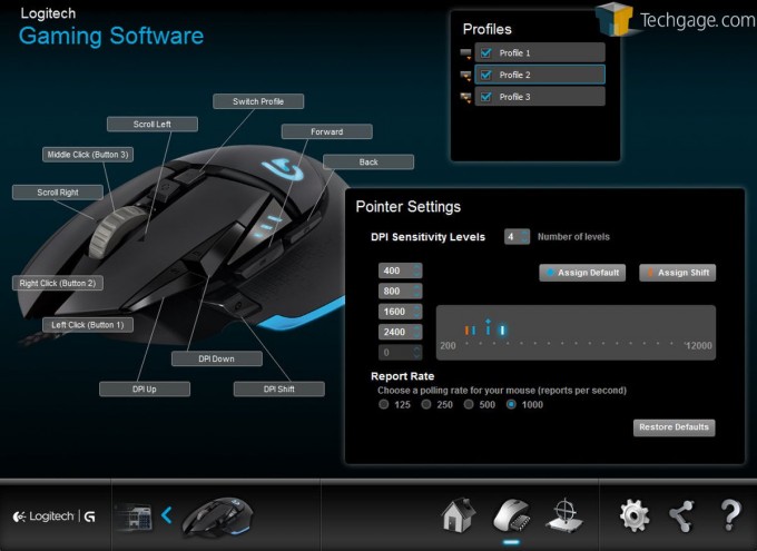 Logitech G502 Software Button Setup 1