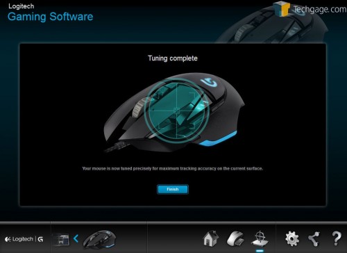 Logitech G502 Software Surface Cailbration Complete