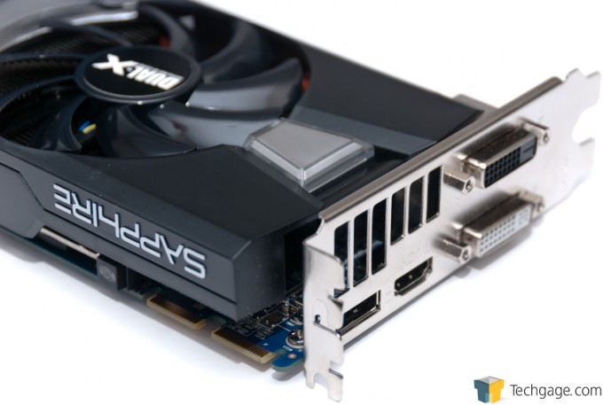 Sapphire Radeon R9 280 Dual-X - Video Connectors