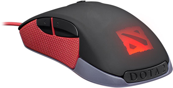 SteelSeries Rival Dota 2 Gaming Mouse - Left Angle