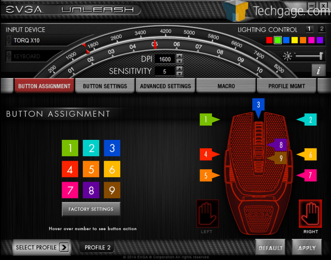 EVGA Torq Mouse Screen Capture Button Assignment 1