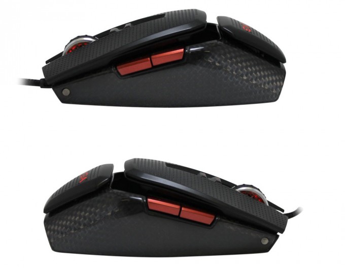 EXGA X10 Gaming Mouse Carbon Fiber Model