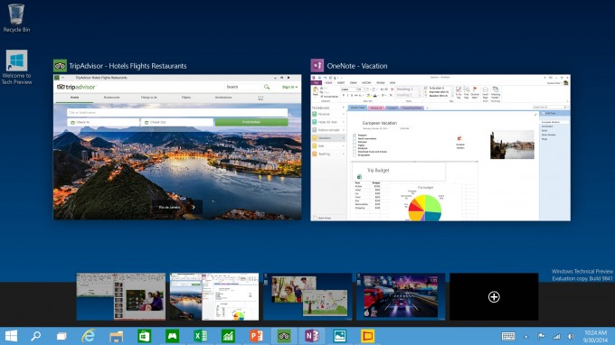 Microsoft Windows 10 - Multiple Desktops