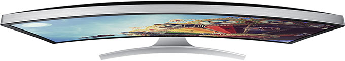 Samsung- SD590C Curved Monitor - Top