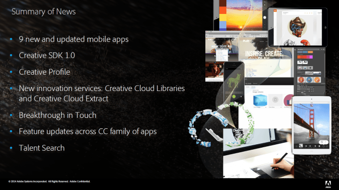 Adobe Creative Cloud Update Fall 2014