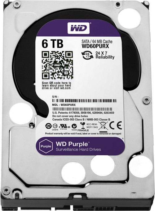 WD Purple 6TB Hard Drive