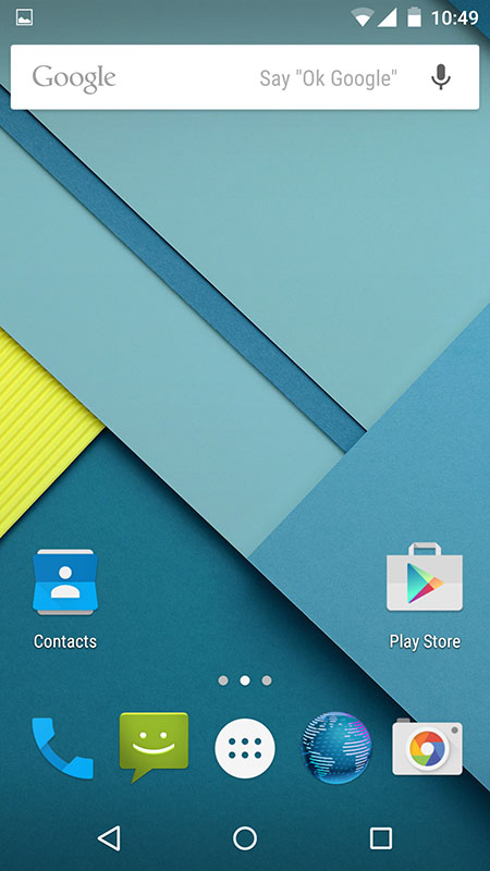 Android Lollipop Desktop
