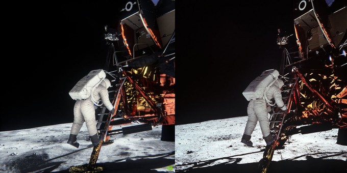 NVIDIA Apollo 11 Demo - Comparison to Real Photo