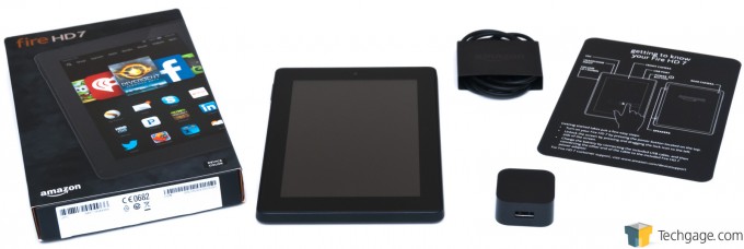 Amazon Fire HD 7 (2014) - Tablet & Packaging