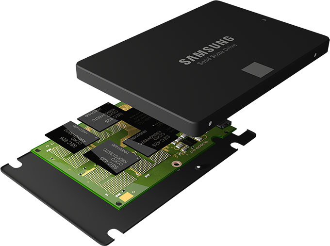Samsung 850 EVO SSD - Exploded View