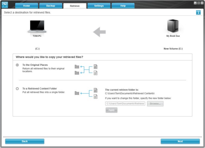 WD My Book Duo WD Smartware Restore 1