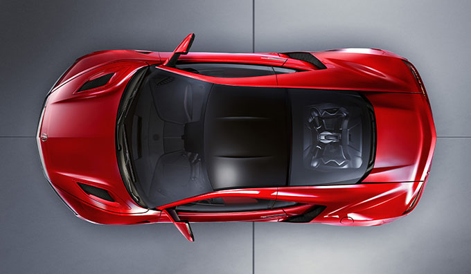 Acura NSX (2016) - Top View