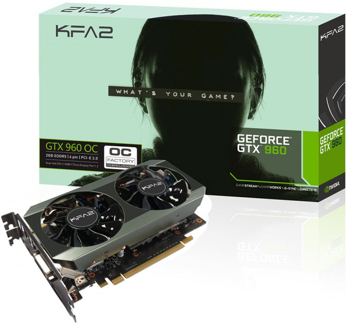 GALAXY KFA2 OC GeForce GTX 960