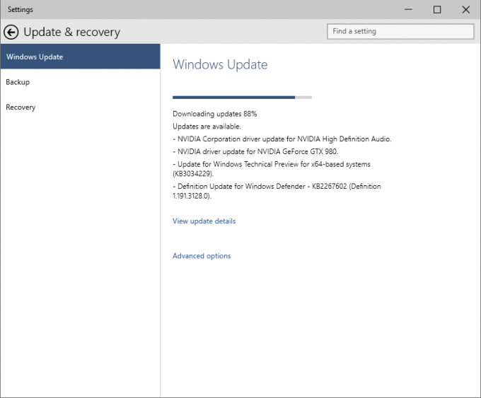 Windows 10 - Windows Update